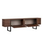 Nordure Soporte para TV Milano Nogal y Negro